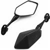 Manubrio Specchietti Specchi Retrovisori in Carbonio Moto per CBR600RR per CBR 600 RR 2003 2004 2005 2006 2007 2008 2009 2010 2011 per CBR1000RR 2004-2007 Specchietto Laterale (Colore : Carbon)