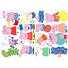 Deco-online Nuovo XXL Peppa Pig Set Famiglia Adesivo da parete Murale Arte Deco Casa Decorazione murale Decorazione decalcomanie Stanza del bambino