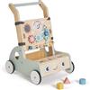 MS BabyWorld - Montessori MONTI - Primi Passi in Legno per Bambini | Carrello Primi Passi con Giochi e Attività | Per Imparare a Camminare | Da +12 Mesi