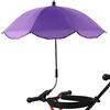 geugecy Ombrellone per passeggino universale anti uv 50+, Ombrello per passeggino Bebe, parasole con morsetto regolabile e braccio flessibile a 360° per carrozzina, bicicletta, sedia a rotelle, spiaggia