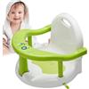 TQEBWUS 32 x 28 x 32 cm, sedia da bagno antiscivolo con forte ventosa per stabilità, seggiolino pieghevole per bagnetto, graziosa sedia avvolgente per bambini da 6 a 18 mesi (carico massimo: 20 kg)