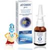 ATOMIX SPRAY SOLUZIONE SALINA IPERTONICA. DECONGESTIONA RICREANDO LE CONDIZIONI PER LA MASSIMA EFFICENZA DEI NOSTRI SISTEMI NATURALI