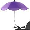 Teksome Ombrellone per passeggino, protezione UV 50+ , con clip, regolabile a 360° , accessorio per carrozzina