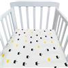 Odot Lenzuolo con angoli Lenzuola Carrozzina Neonato, Lenzuola da Culla Bambino Coprimaterasso, Lenzuola Navicella con Angoli Elasticizzati Lenzuola per Culla (stile stella D,150x80cm)