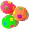 KOMBIUDA 2 Palline Elastiche Da 10 Cm in Plastica Simulazione Di Calcio Suono Lampeggiante Rimbalzo Palla Da Massaggio Giocattolo Bambini