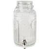 MA MAISON Dispenser in Vetro 3,8 Litri con Rubinetto per Bevande - da Festa per Bibite Fredde, Calde, Acqua, Cocktail, Infusi e alla Spina - Spillatore e Coperchio Salvafreschezza