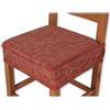 Casatessile Rain Cuscino coprisedia Fascia Elastica - Bordeaux I Cuscino Sedia Cucina, Sfoderabile in Tessuto Jaquard