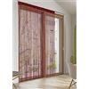 BIANCHERIAWEB Tenda Antimosca Antirumore Caduta Pannello Porta Finestra Multistring Tinta Unita 140x290 Bordeaux