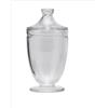 EDG Contenitore Coppa ANFORA in Vetro con COPERCHIOH22 D12 Colore : Trasparente
