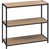 5 five simply smart 5five - consolle a 3 livelli aliaj in rovere naturale