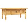 vidaXL Legno Pino Messicano Tavolino da caffè Corona Range Tavolo da Salotto