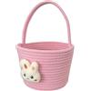 Misaakoeq Basket Pasqua, cestini di Pasqua - Container di stoccaggio di Caramelle Festive Morbido,Grandi cestini di Pasqua Bunny con Manico, Contenitore per Ragazzi per Bambini Bambini