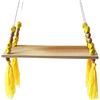 Anawakia Mensola da parete Nordica con corde galleggianti, da appendere, decorazione per la casa o per bambini, camera da letto, colore: giallo