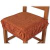 Casatessile Rain Cuscino coprisedia Fascia Elastica - Arancio I Cuscino Sedia Cucina, Sfoderabile in Tessuto Jaquard