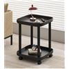 DULAI Movable trolley sofa side table creative side cabinet storage rack small coffee table table living room restaurant snack table