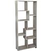 Gicos Mobile libreria scaffale ermes in Legno truciolato Colore Olmo 70 * 24 * 170 cm 8 Scomparti TCC-737787