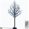 Monzana Albero Ciliegio Luce a LED 180cm con Telecomando e Timer 8 Modi Illuminazione Interno Esterno