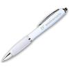DLM_Bomboniere DLM-31516 (Kit 12 Pezzi) Penna a Sfera Scatto Personalizzata 25 Anniversario Nozze Matrimonio Argento Confettata Segnaposto bomboniera