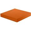 MECSAL CASALINGHI Mensola da Parete Muro, Pensile Scaffale Quadrato, Sistema di Supporto a Scomparsa, in Legno Mdf, Colorata 25x25x4 cm (Arancione)