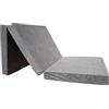 Natalia Spzoo Materasso pieghevole emergenza 195 x 65 x 8 cm (grigio 1008)