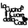 Social Crazy GLOBAL - SCRITTA IN LEGNO - La cucina è il cuore della casa - PRODOTTO ARTIGINALE MADE IN ITALY - STAMPA UV AD ALTISSIMA QUALITÀ (40x30 cm)