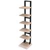 Gicos Scaffale Struttura in Metallo con mensole in Legno 5 Ripiani 30 * 30 * 131 cm DOU-783180