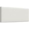 HOMCOM Testiera a muro in lino, 140 x 60 cm, testiera imbottita sospesa per camera da letto, struttura in legno di eucalipto, montaggio facile, crema