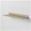 Steelnovo | Ortis, Mensola da Bagno in Metallo Verniciato, Mensola da Parete Portaoggetti, 40x3x14 cm, Colore Beige, Design Moderno e Minimal, Scaffale da Muro, Porta Accessori, Made in Italy