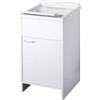 Bagno Italia Lavatoio 45×50 cm per esterno 1 anta bianco pilozza con asse lavapanni