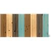 Raw Wood - Testiera letto King Size in legno massello 180x80 cm Stile Nordico Fatto a mano in Spagna - Kita Colors
