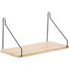WAZUBC Mensole Galleggianti in Legno Montaggio a Parete Massello Mensola Decorativa da Parete per Camera da Letto, Cucina, Soggiorno, Ufficio (legno)