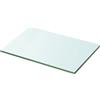 KTHLBRH Mensola sospesa in vetro trasparente, per camera da letto, soggiorno, bagno, cucina, ufficio, 30 cm x 20 cm