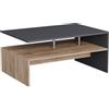 Vicco Tavolino da salotto Amato, Antracite/Rovere dorato, 90 x 52.6 cm