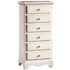 Vicentini arreda CASSETTIERA PROVENZALE SETTIMINO IN LEGNO SHABBY CHIC BIANCO