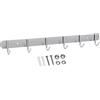INTIRILIFE Appendiabiti in Acciaio Inox Modell E - 6 Gancio - Appendiabiti da Parete attaccapanni da Muro in 5 Diversi Modelli