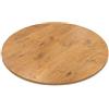 AUPROTEC Piano d'appoggio 28 mm, rotondo, Ø 800 mm, Pale Lancelot, Oak, pannello di legno rivestito in melammina, truciolato con bordo ABS, a scelta: 80 cm