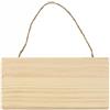 VR VETRINEINRETE Vetrineinrete® Targhetta in Legno 2 pz con Corda in Canapa da Appendere Targa Personalizzabile da decoupage Pittura appendino per Porta rettangolo Varie Dimensioni (15x25 cm)