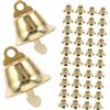 Angoily 200 Pezzi Campanellini Vintage Dorati per Decorazioni Te Mini Campane Metalliche per Natalizi Matrimoni e Artigianato Creativo