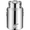 YLKJCE Tanica in Acciaio Inox per Olio 10 Litri con Rubinetto Contenitore in Acciaio per Olio di Oliva Contenitore per Latte in Acciaio Inox per Cucina E Uso Domestico(Capacity,7liter)