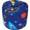 Ready Steady Bed Poltrona a Sacco per Bambini 50x50cm, Sedia a Sacco per Bambini, Seggiolino per Bambino Morbido Sala Giochi, Mobili per Bambi dal Design Ergonomico (Ragazzo spaziale)