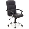 sal mar My_office Leader Poltrona, Poliuretano, Nero, 63x63x116 cm, nera, ruote