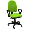La Silla de Claudia - Sedia da scrivania e ufficio Torino. Sedia da ufficio ergonomica con braccioli. Seduta e schienale regolabili. Con ruote di gomma.