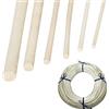 IGTOPS Rattan Naturale,500g (ca.140m) Diametro Opzionale Canna D'India Rattan Per Lavori Di Intreccio,Nastro Blu di Qualità Materiale per Lavori di Intreccio,Beige Tubo Intrecciato