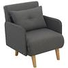 ITALFROM Divano Poltrona Letto Light Sofa 65x73x81cm colore GRIGIO 1 Piazza