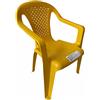 eacommerce Sedie da Bambino Set. 2 pezzi in Polipropilene con Braccioli Impilabile Colori assortiti (Gialla)