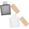 Alipis Bottiglia Profumo e Contenitore Olio Aromatico in Vetro Trasparente 100Ml per Diffusore Aromi Casa Bagno Camera da Riposo Set 2 Pezzi