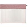 Cozomiz Copri termosifoni, copertura antipolvere per radiatori, rivestimento per termosifoni, copertura lavabile per riscaldamento ambiente, 120 cm L x 10 cm B rosa