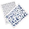 IWOWHERO Carta Transfer Professionale e Decalcomania in Ceramica sotto Smalto, Carta da Trasferimento Chic per Argilla, Resistente e Facile da Tagliare, per Decorazioni Fai da Te