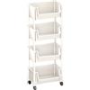 Generico Carrello multistrato per bambini con ruote - Carrello organizzativo multifunzionale per soggiorno, camera dei bambini, per articoli d'uso quotidiano