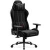 DIABLO Sedia Gaming Grande Ergonomica XL per Persone Alte Sedia Ufficio Robusta fino 160 kg Schienale Alto Reclinabile 140 Gradi Supporto Lombare Accoudoirs Regolabili Tessuto Traspirante
